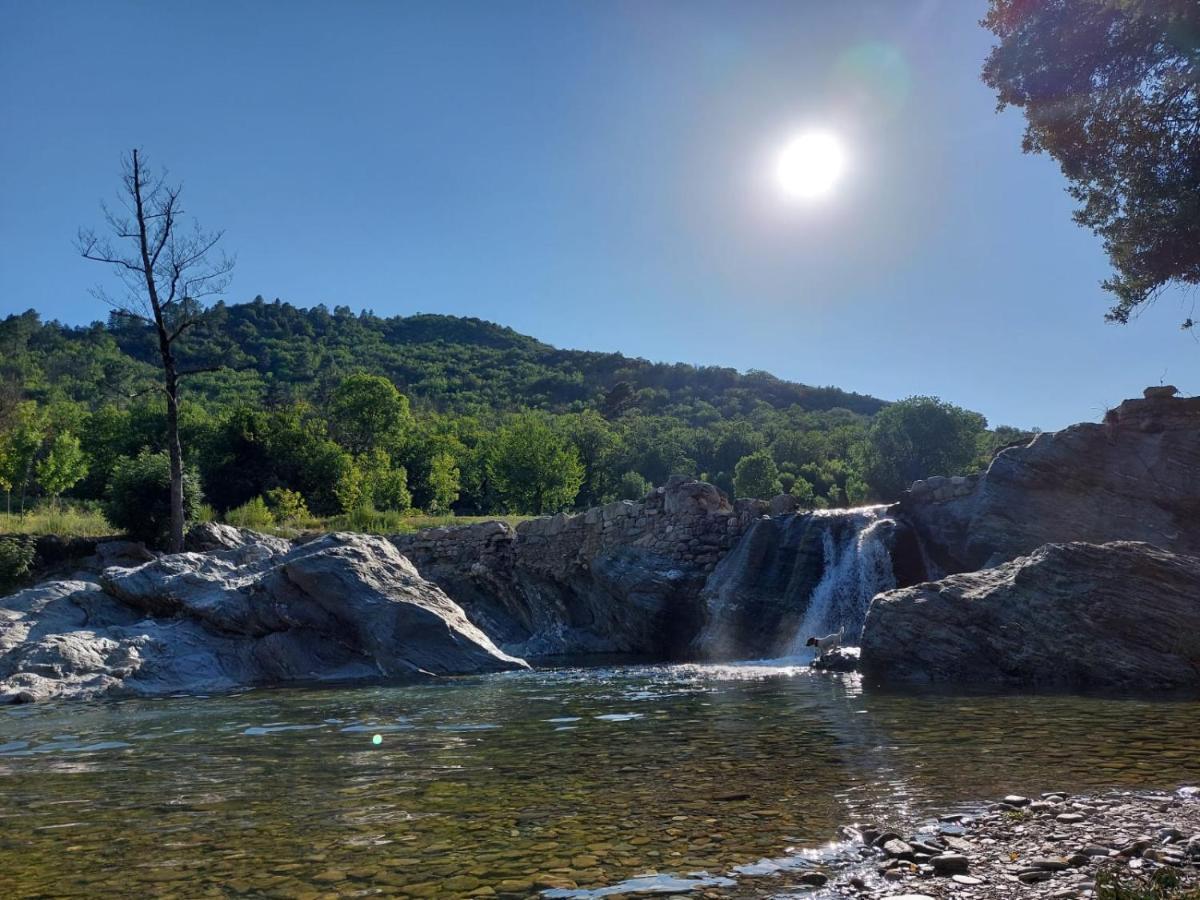 Chambres D'Hotes Dans Mas Avec Jardin En Bord De Riviere Saumane Exteriér fotografie